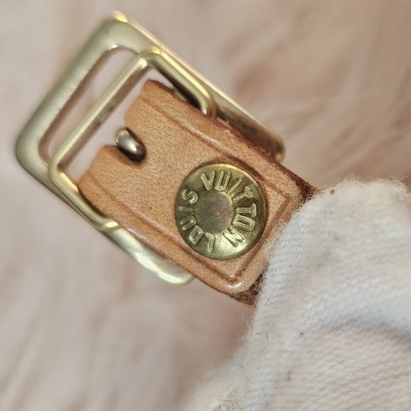 Louis Vuitton Set Vachetta Vintage Luggage Tag & Handle Strap X 2✨ - Picture 13 of 16